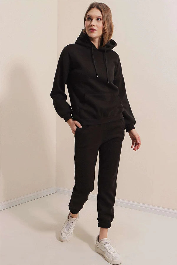 STYLOPHY - Premium Hoodie For Women - BLACK