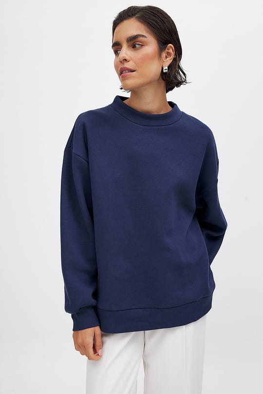 STYLOPHY - Premium Sweatshirt For Women - NavyBlue