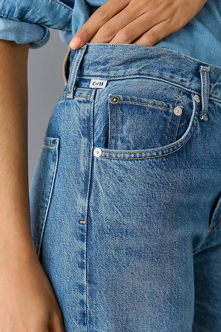 The Beatrice Light Wash Wide Leg Jeans