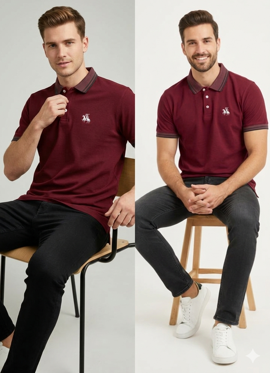The Ironwood Heritage Polo - Maroon