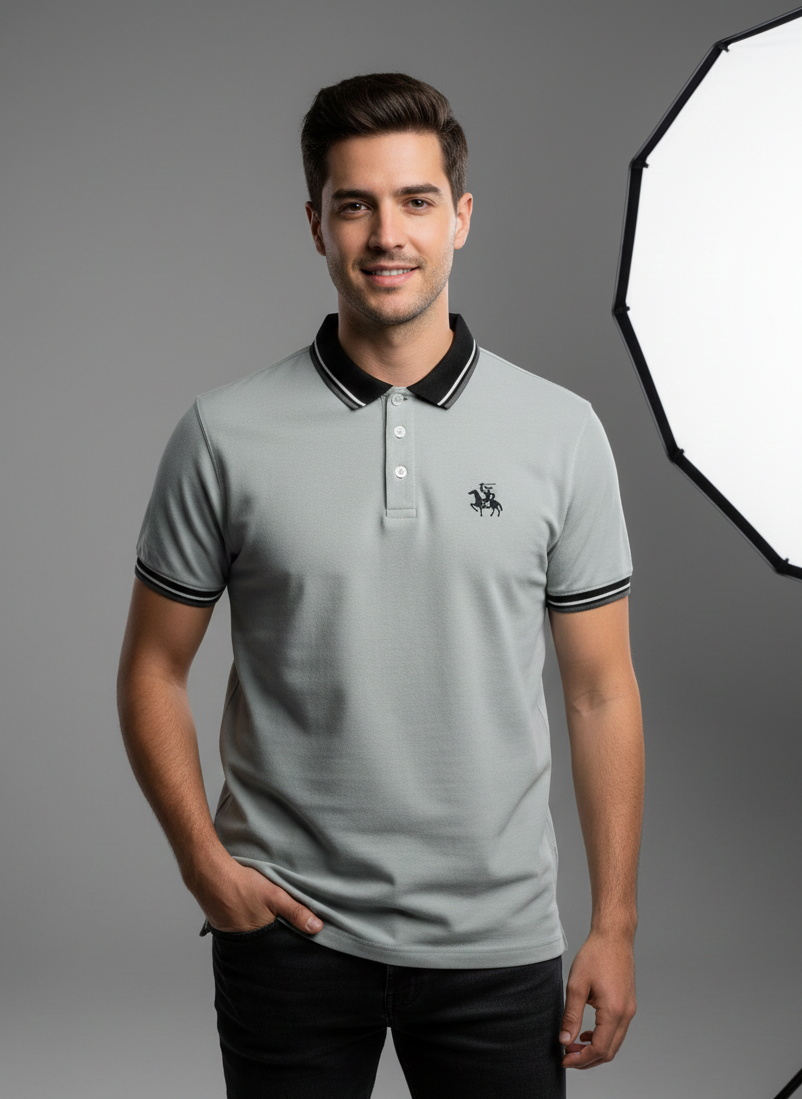 The Ironwood Heritage Polo - Grey