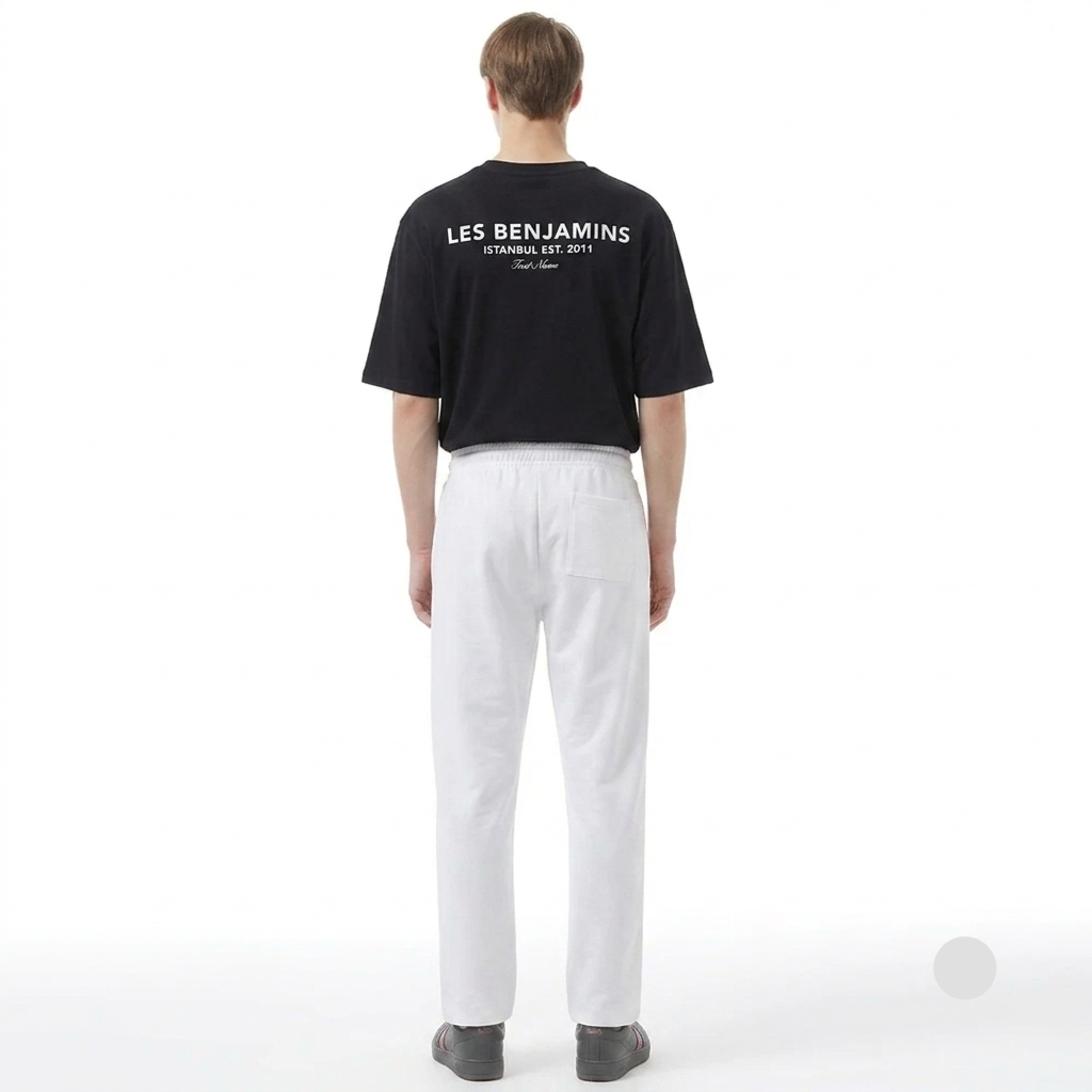 Pleated Trouser - White