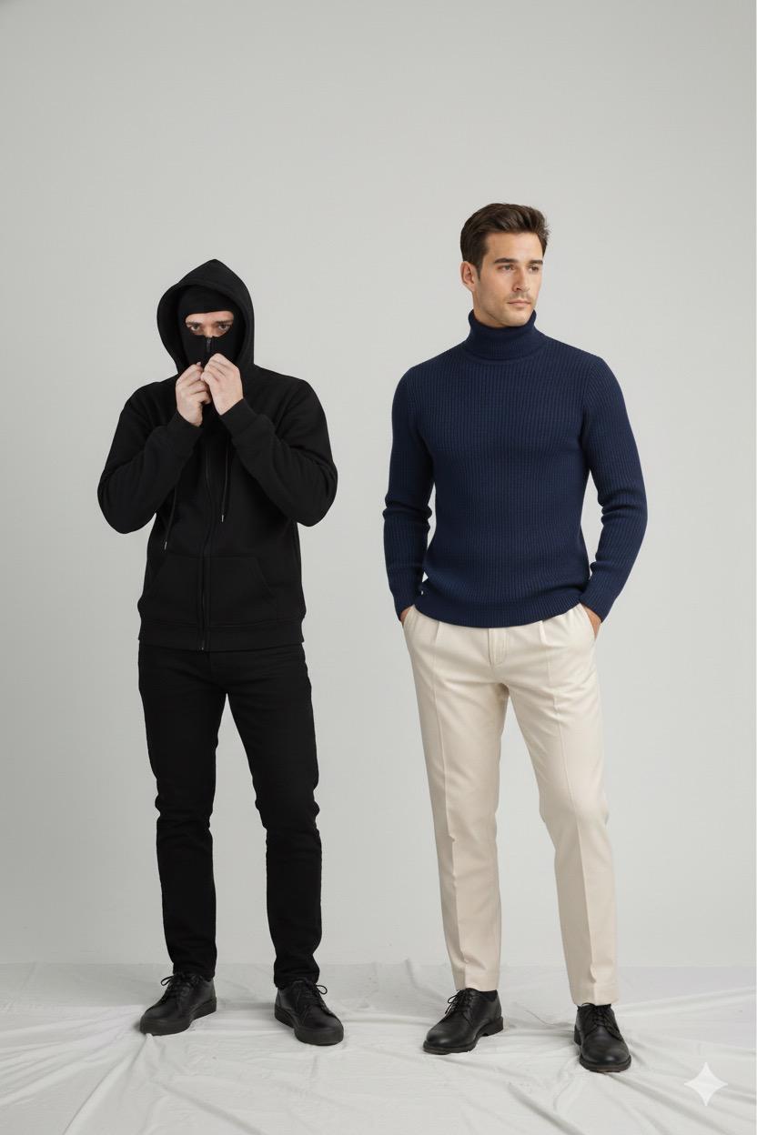 Stylophy 11.11 Sale - Pack Of Balaclava & Navy Blue High Neck