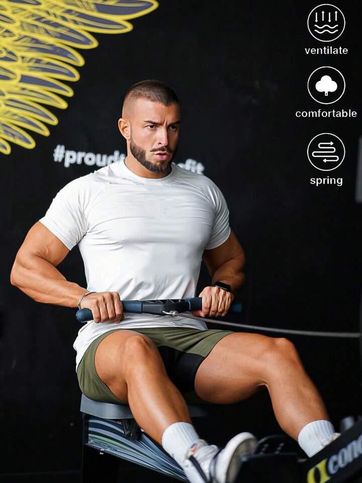 Stylophy - Gym Wear Dri-Fit Tee - WHITE