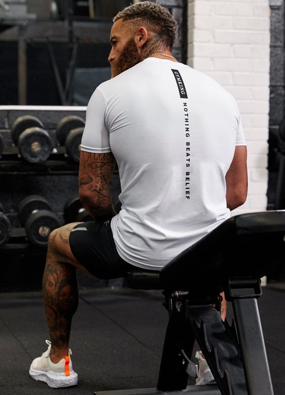 Stylophy - Dri-Fit Nothing Beats Belief Tee - White