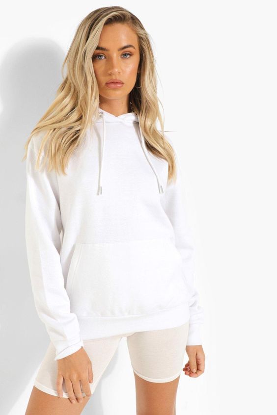 STYLOPHY - Premium Hoodie For Women - White