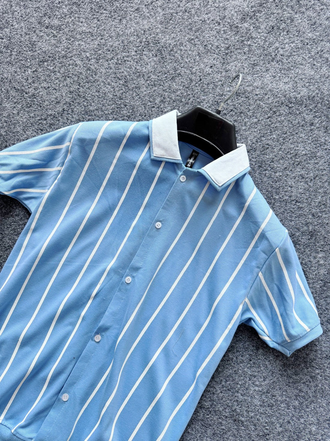Stylophy - Contrast Collar Button Down Polo For Men