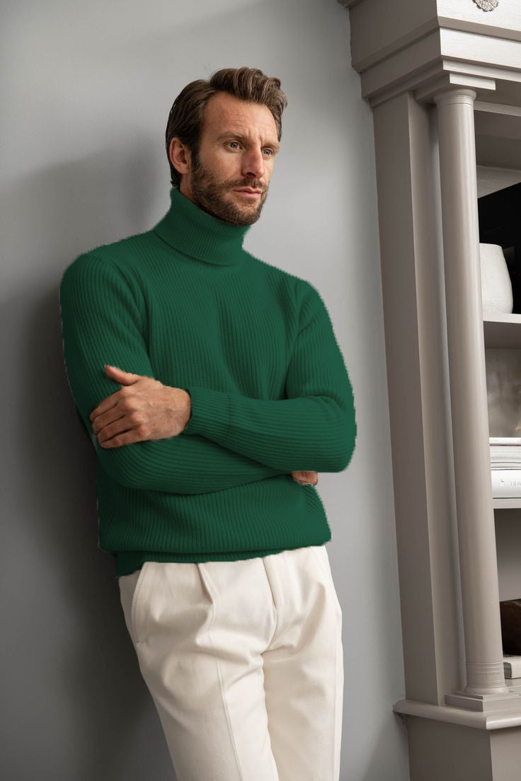 STYLOPHY - Premium High Neck For Men - Green (11.11 SALE)