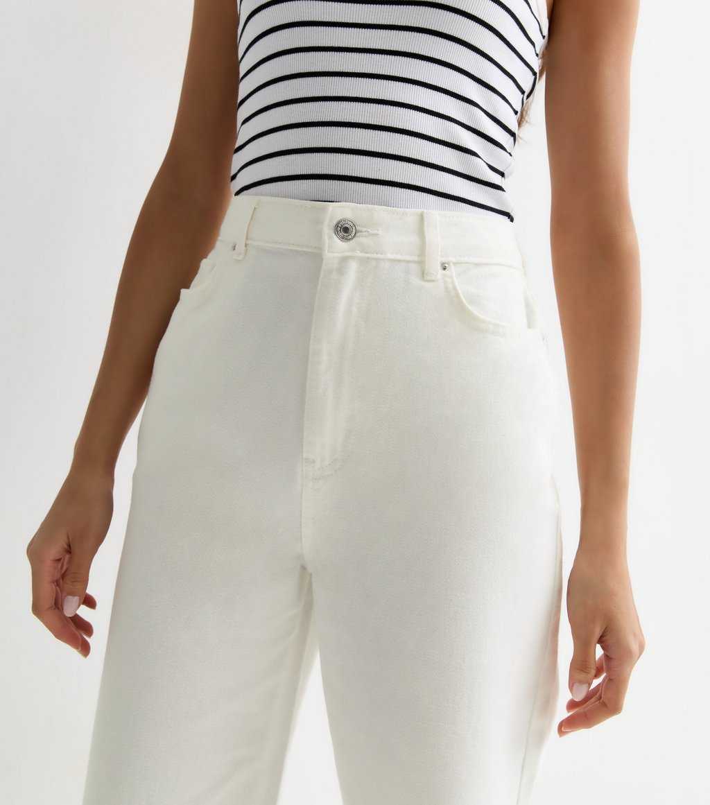 STYLOPHY - PREMIUM Quality Stretch Wide Leg Jeans - White