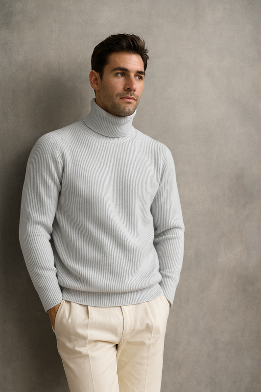 STYLOPHY - Premium High Neck For Men - Grey