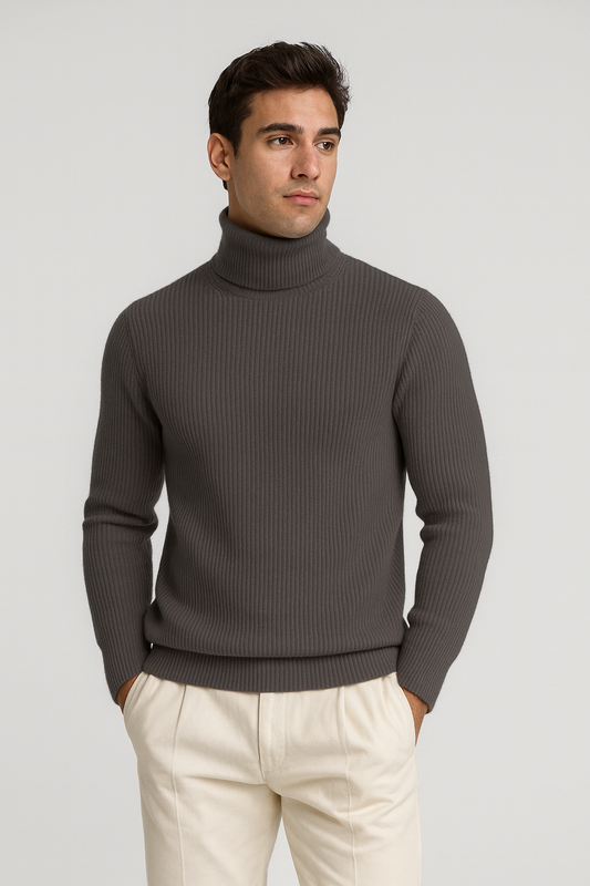 STYLOPHY - Premium High Neck For Men - Charcoal
