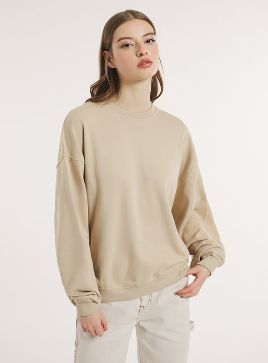 STYLOPHY - Premium Sweatshirt For Women - Beige