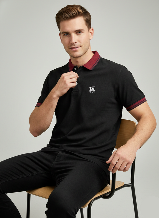 The Ironwood Heritage Polo - Black