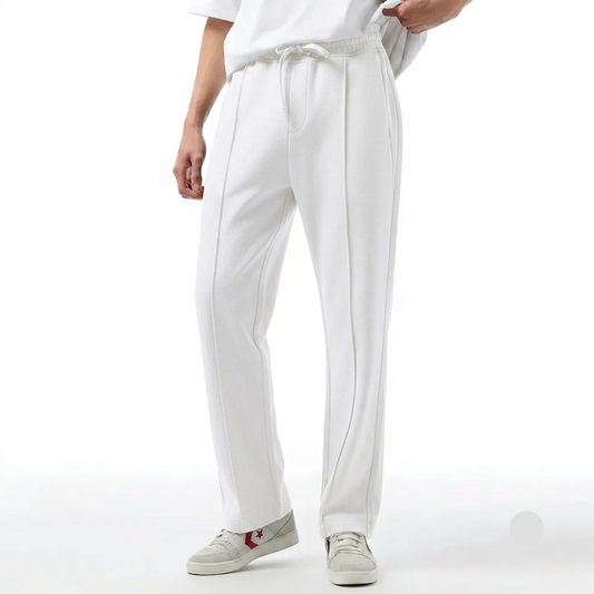 Pleated Trouser - White