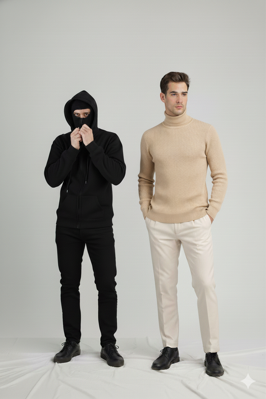 Stylophy 11.11 Sale - Pack Of Balaclava & Beige High Neck
