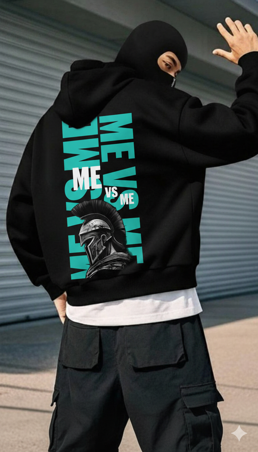 Me Vs Me Printed Balaclava Hoodie For Men