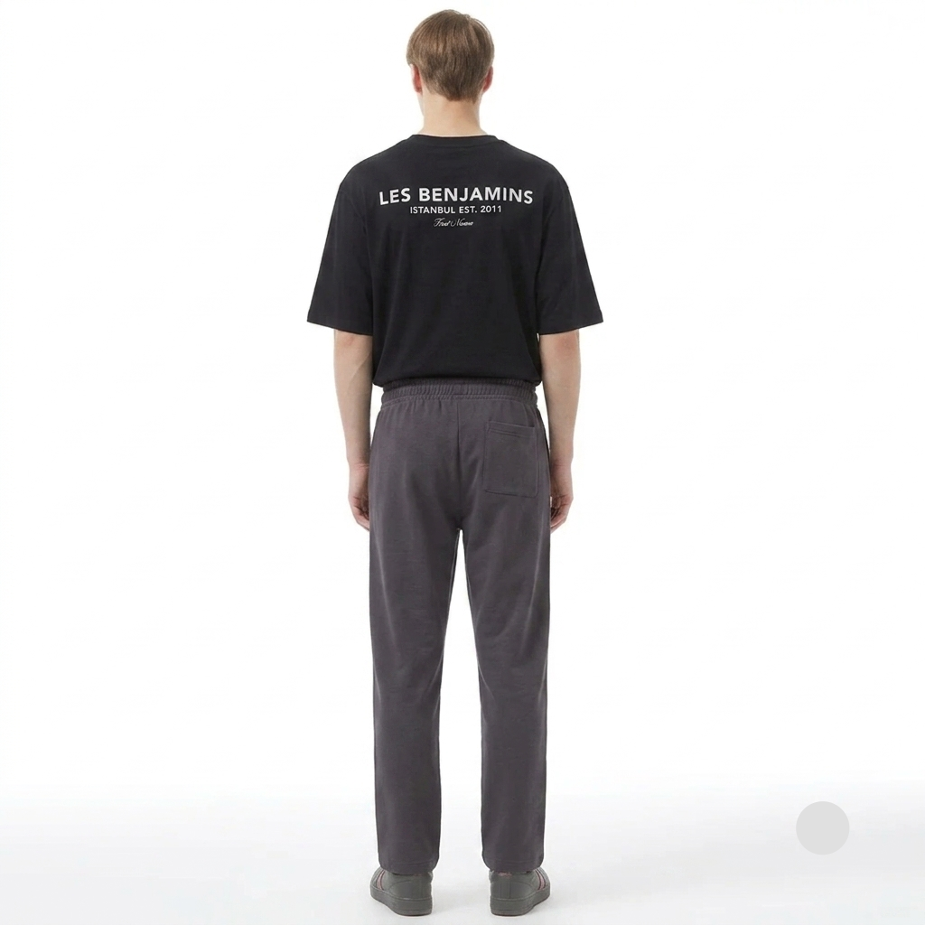 Pleated Trouser - Charcoal