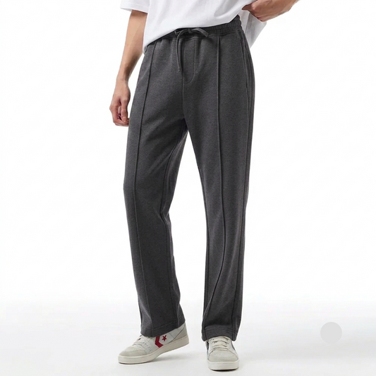 Pleated Trouser - Charcoal