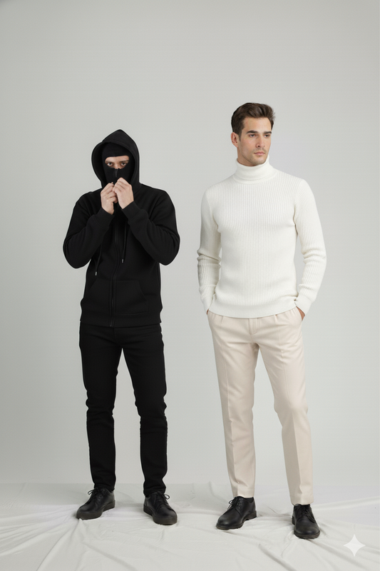 Stylophy 11.11 Sale - Pack Of Balaclava & White High Neck