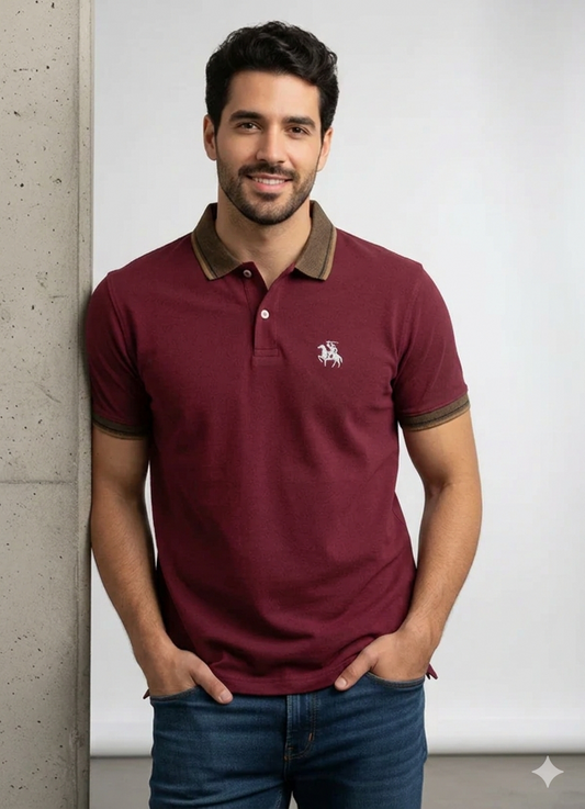 The Ironwood Heritage Polo - Maroon