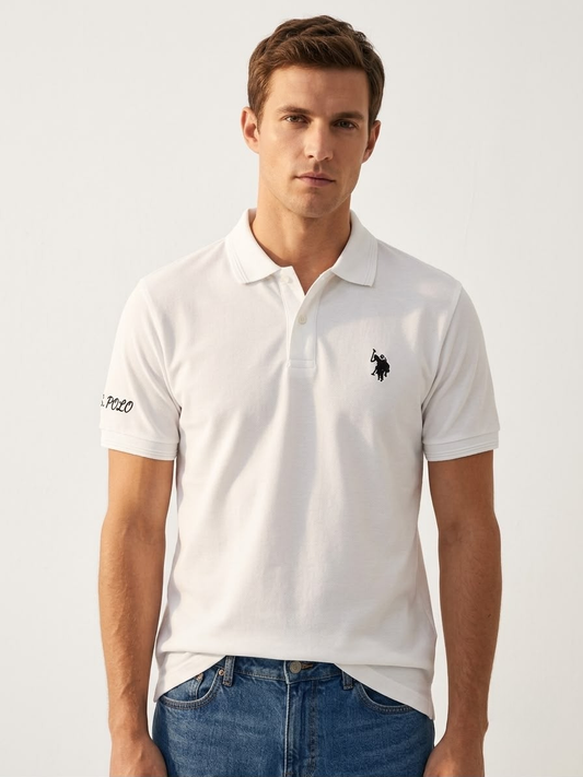 US Polo For Men - White