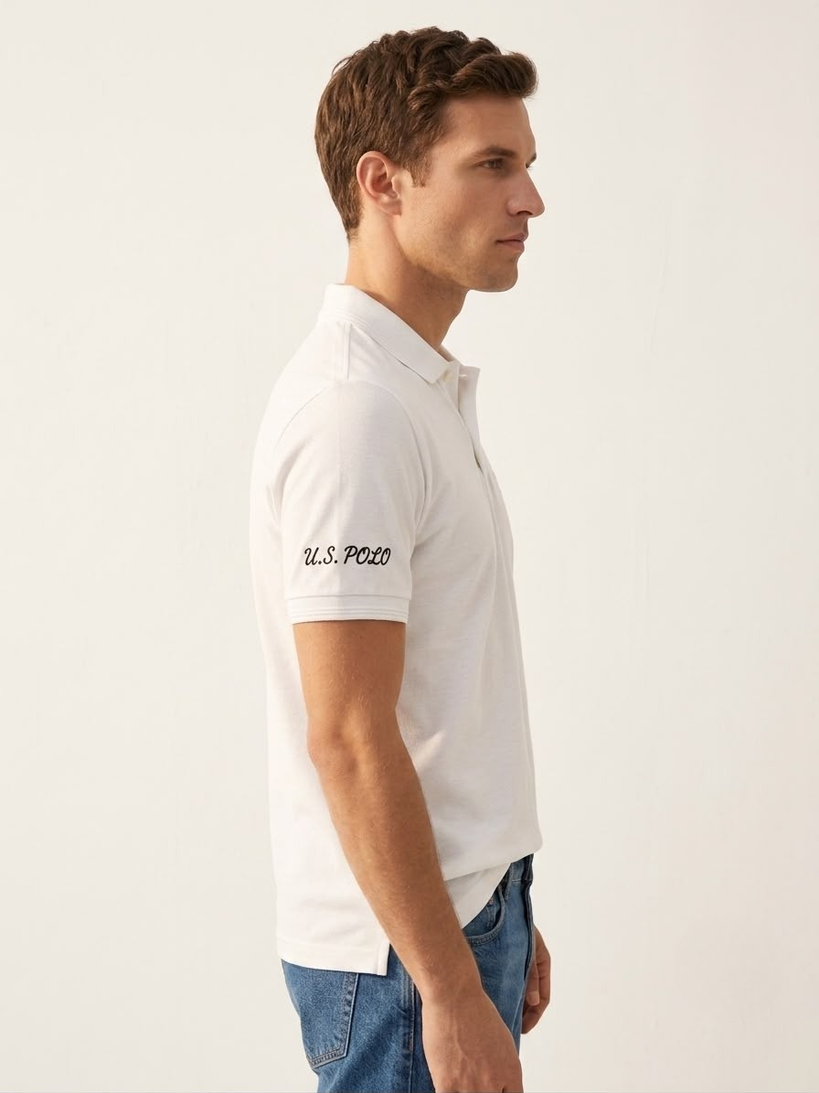US Polo For Men - White