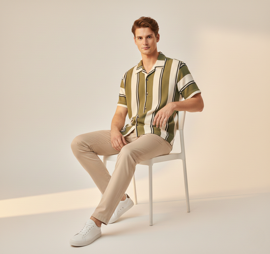 Coastal Elite Cuban Collar - Olive