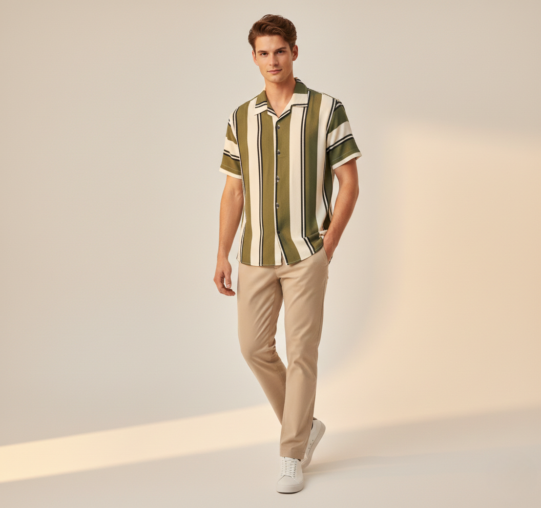 Coastal Elite Cuban Collar - Olive