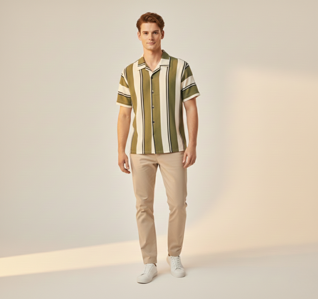 Coastal Elite Cuban Collar - Olive