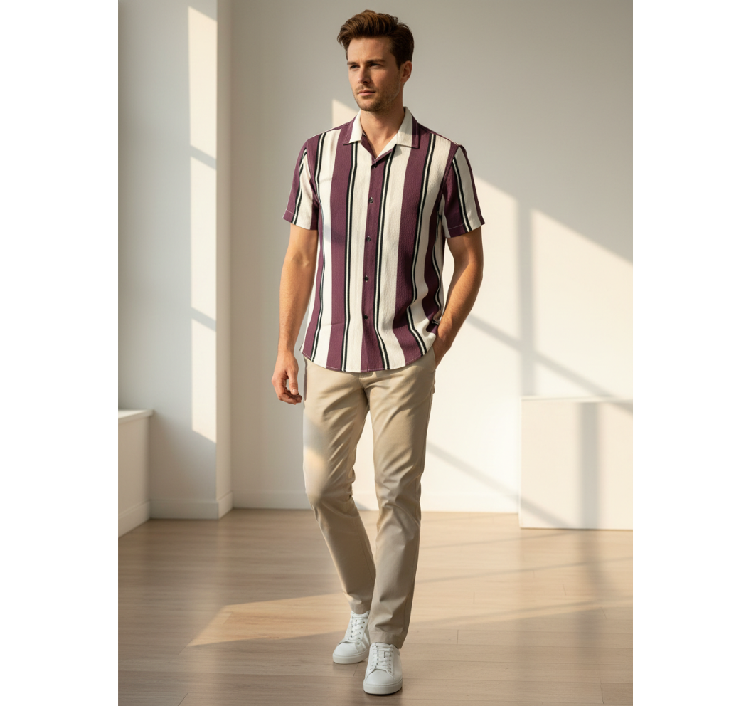 Coastal Elite Cuban Collar - Maroon