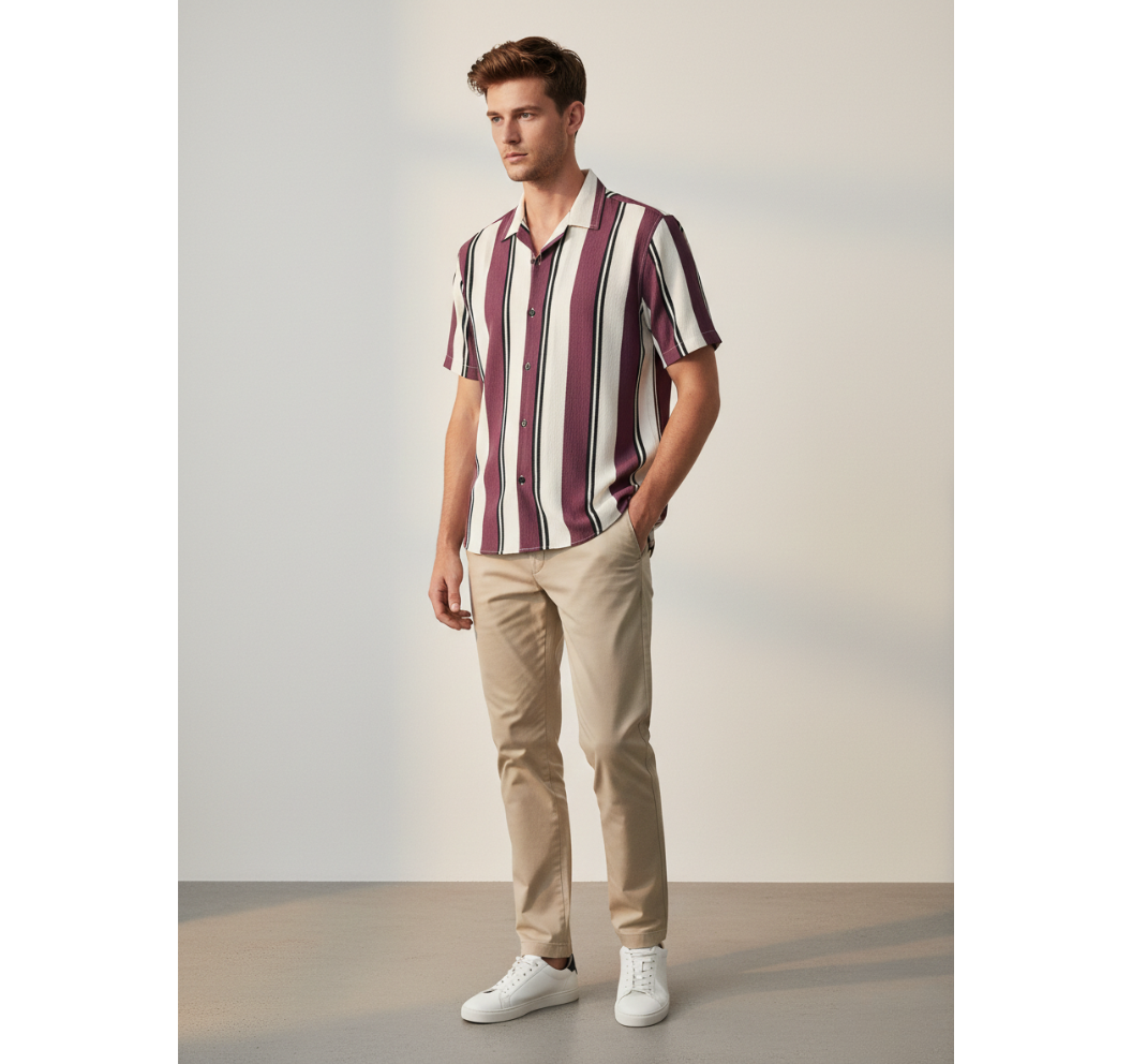 Coastal Elite Cuban Collar - Maroon