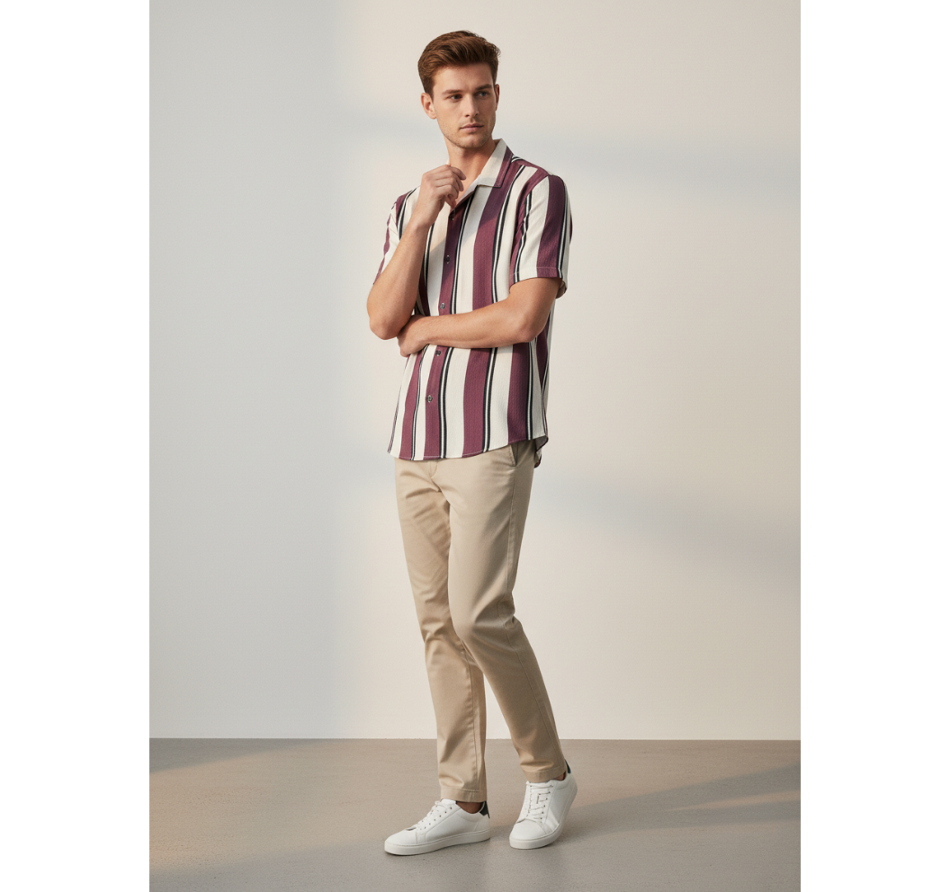 Coastal Elite Cuban Collar - Maroon