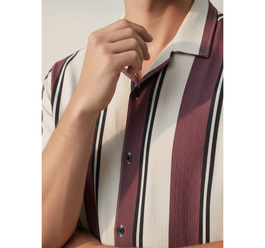 Coastal Elite Cuban Collar - Maroon