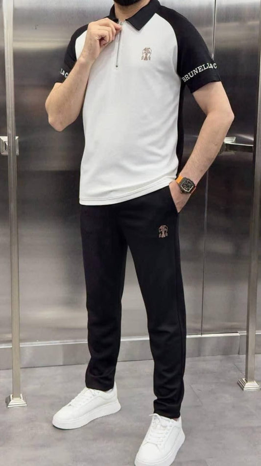 STYLOPHY - Urban Apex Tracksuit For Men - Black