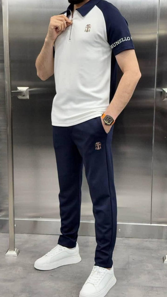 STYLOPHY - Urban Apex Tracksuit For Men - Navy