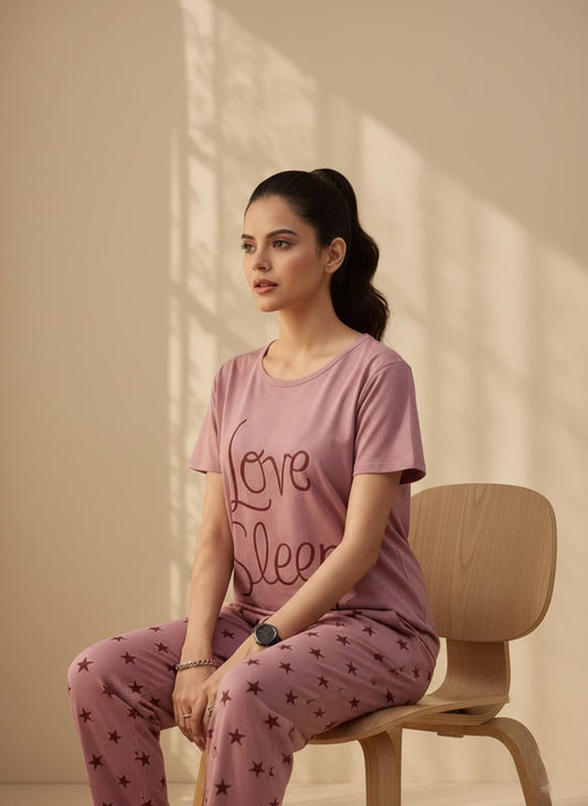 LOVE SLEEP PINK - PJ SUIT FOR WOMEN