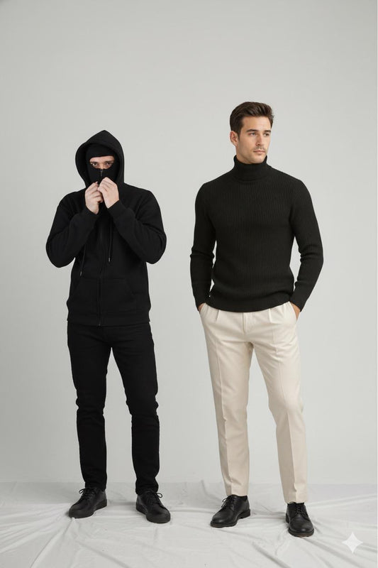 Stylophy 11.11 Sale - Pack Of Balaclava & Black High Neck