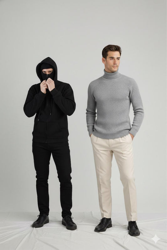 Stylophy 11.11 Sale - Pack Of Balaclava & Grey High Neck