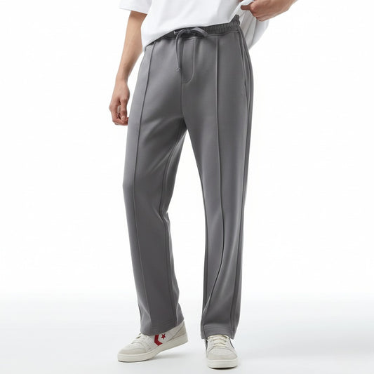 Pleated Trouser For Men - Mate Gray