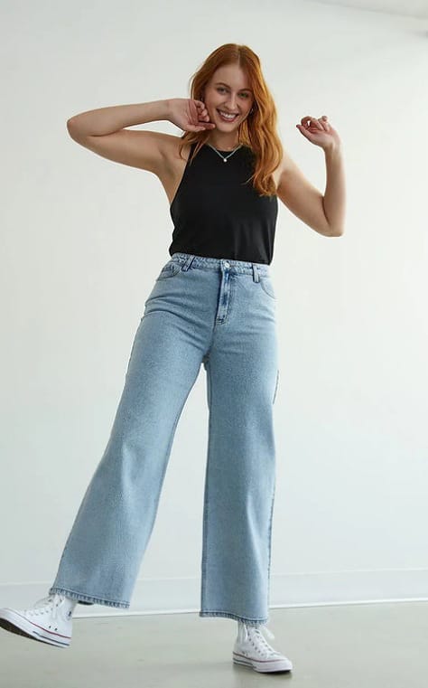 STYLOPHY - PREMIUM Quality Stretch Wide Leg Jeans