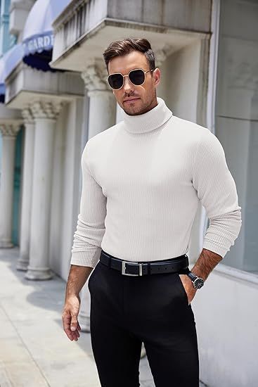 STYLOPHY - Premium High Neck For Men - White