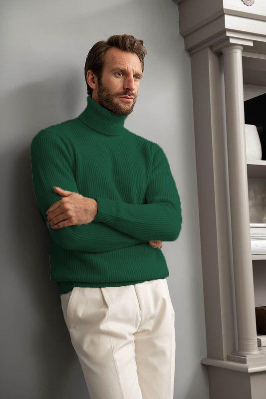 STYLOPHY - Premium High Neck For Men - Green (11.11 SALE)